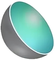 Visualisation of a single microsphere